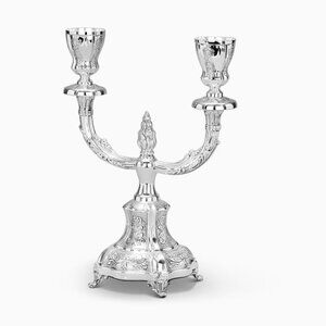 Sterling Silver BELLAGIO 2 BRANCH CANDELABRA
